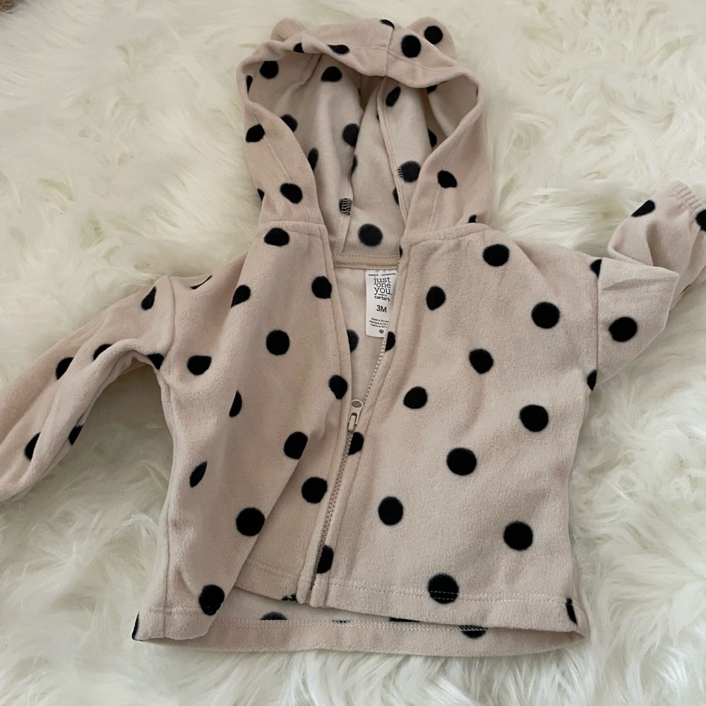 Carters brand zip hoodie